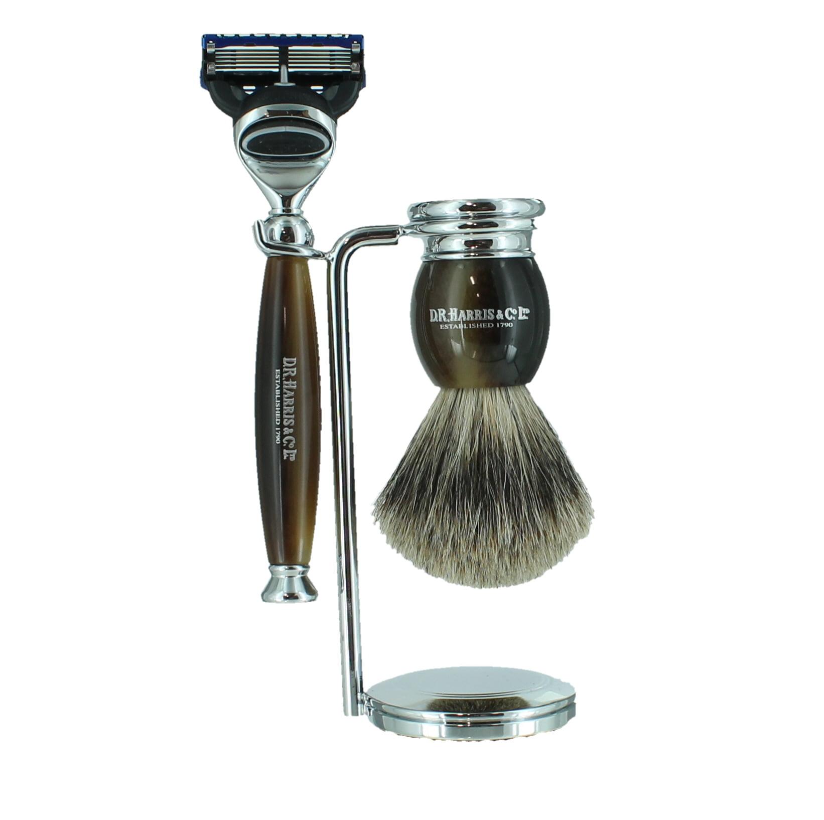 3 - Piece Shaving Set - Horn- Fusion