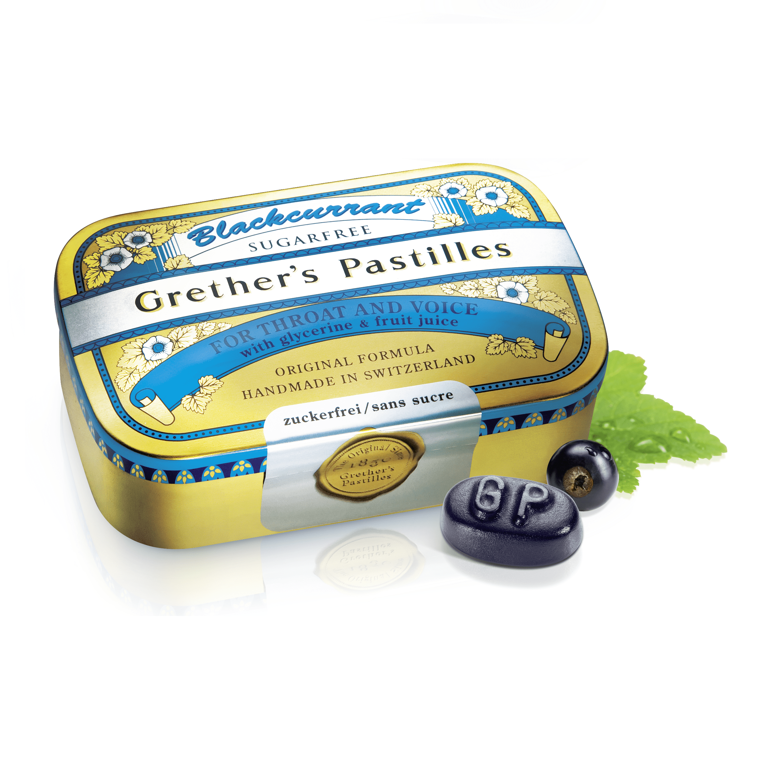 Grether's Pastilles - Blackcurrant Sugar-free