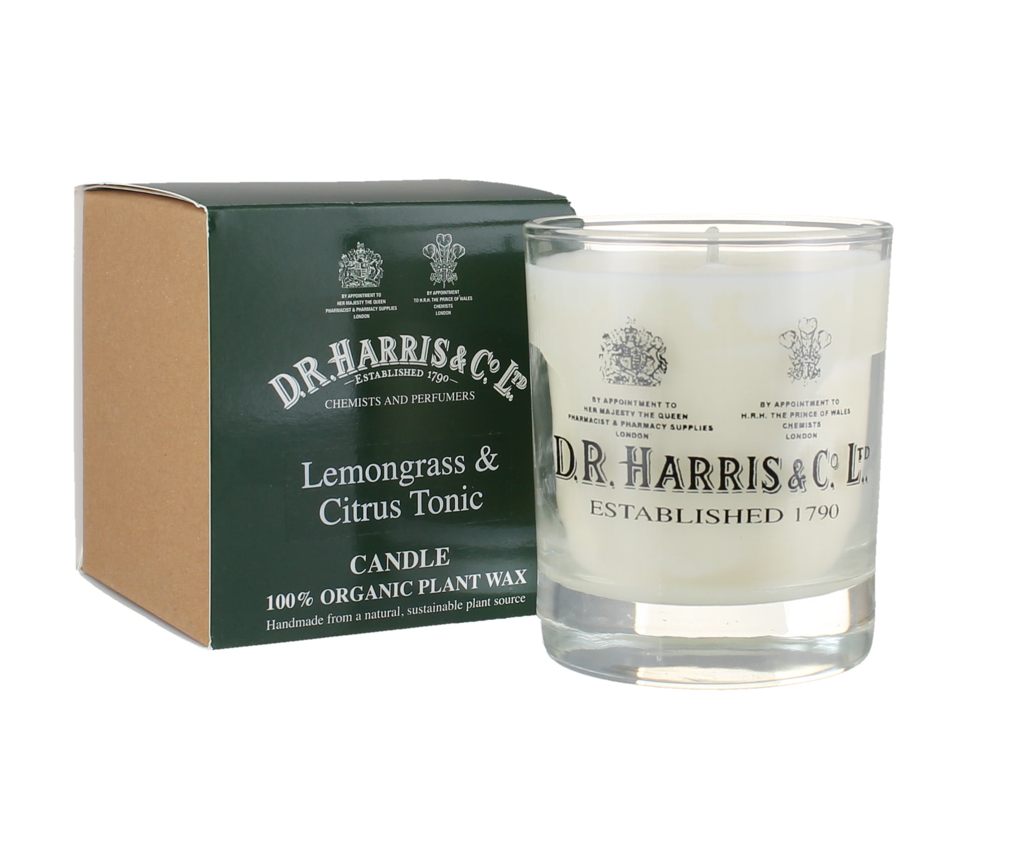 D. R. Harris Candle- Lemongrass & Citrus