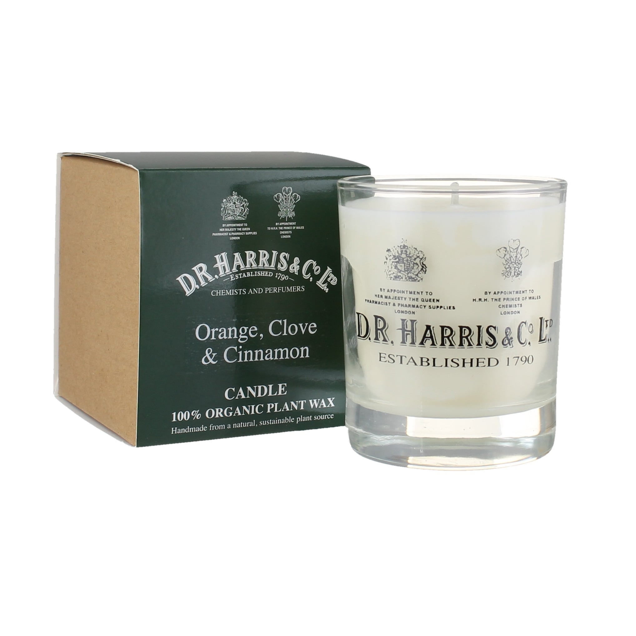 D. R. Harris Candle- Orange, Clove and Cinnamon