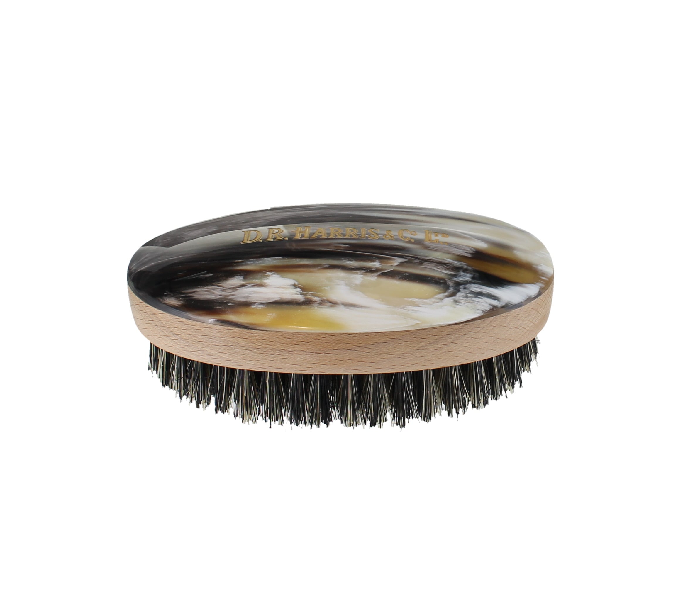 Horn Bristle Military Hairbrush
