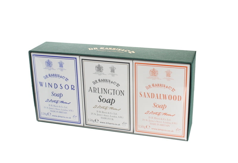 Windsor, Arlington and Sandalwood- Bath Soap Trio